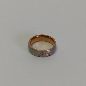 Laoyou Half Heart I Love You Stainless Steel Ring Size 7 Love Gift Replacement